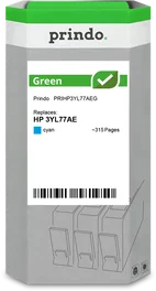 Prindo Cartucho de tinta cian PRIHP3YL77AEG Green