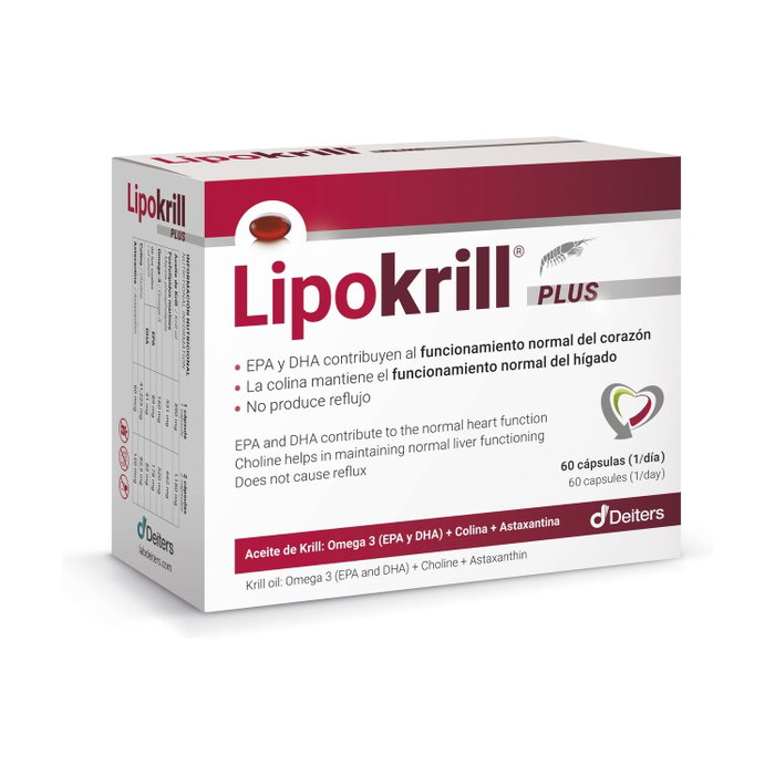 DEITERS Lipokrill Plus 60 cápsulas DEITERS Lipokrill Plus 60 cápsulas