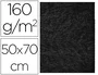 Liderpapel Fieltro Negro 50x70cm 160g/m2