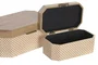 DKD Home Decor Caja Tradicional Natural 19 x 14 x 30 cm Set de 2