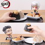 Megahouse Pack 2 Figuras Look Up Demon Slayer: Kimetsu no Yaiba Gyomei y Uzui (11 cm, con regalo)