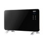 Edm Convector con placa de cristal 1500 W Negro