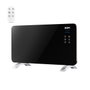 Edm Convector con placa de cristal 1500 W Negro