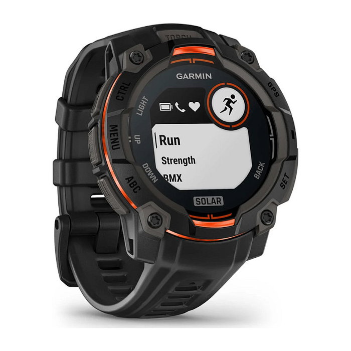 Garmin Instinct 3 Solar 45mm Negro/Naranja