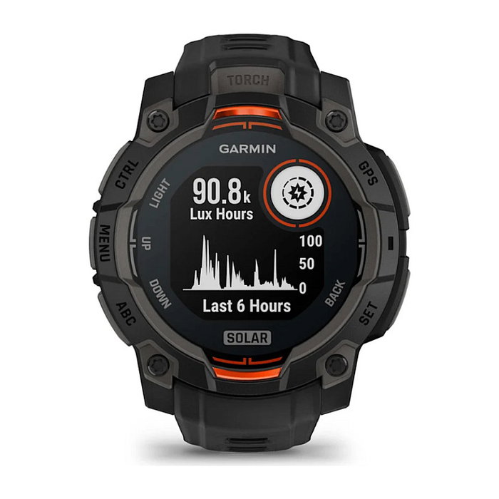 Garmin Instinct 3 Solar 45mm Negro/Naranja