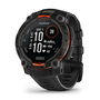Garmin Instinct 3 Solar - Reloj Inteligente Deportivo y Outdoor, 45 mm, Negro/Naranja, Referencia 010-02934-00