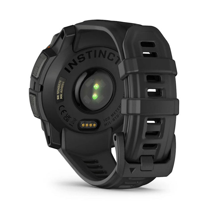 Garmin Instinct 3 Solar - Reloj Inteligente Deportivo y Outdoor, 45 mm, Negro/Naranja, Referencia 010-02934-00