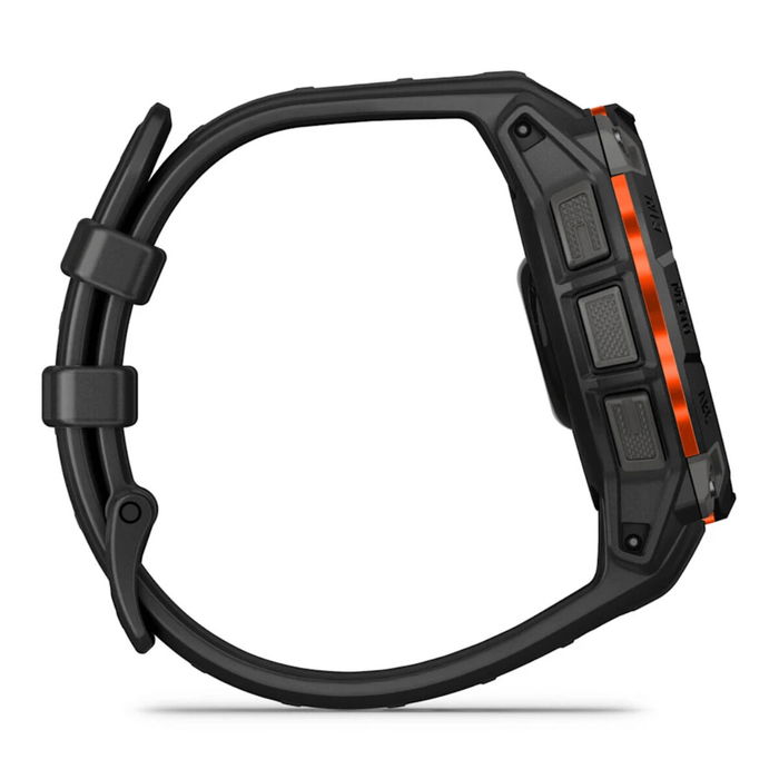 Garmin Instinct 3 Solar - Reloj Inteligente Deportivo y Outdoor, 45 mm, Negro/Naranja, Referencia 010-02934-00
