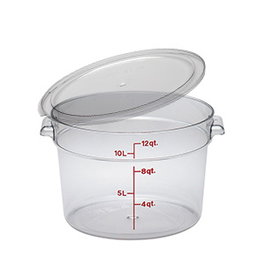 Db Mark Bote Policarbonato Redondo con Tapa, Capacidad 11.4 Litros, Alto 213 mm, Diámetro 378 mm