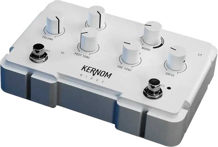 KERNOM Pedal Overdrive Ridge - Circuito Analógico con Premio Red Dot 2023, EQ Avanzado y 128 Presets Programables