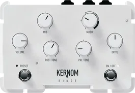 KERNOM Pedal Overdrive Ridge - Circuito Analógico con Premio Red Dot 2023, EQ Avanzado y 128 Presets Programables