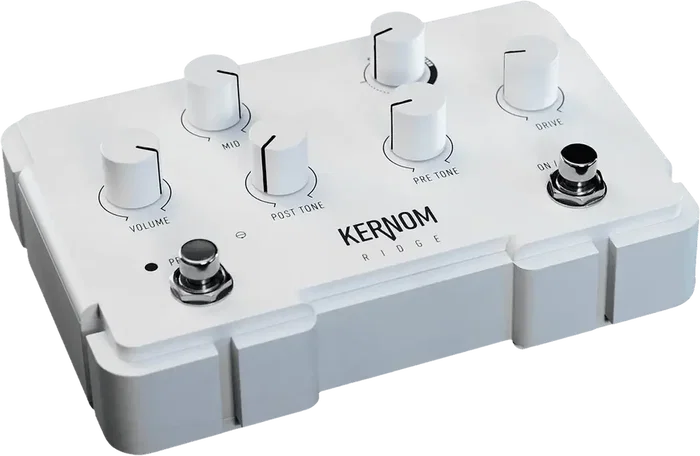 KERNOM Pedal Overdrive Ridge - Circuito Analógico con Premio Red Dot 2023, EQ Avanzado y 128 Presets Programables