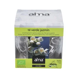 ALMA HOME Té Verde Jazmín Infusión 15 Pirámides Eco Vegan
