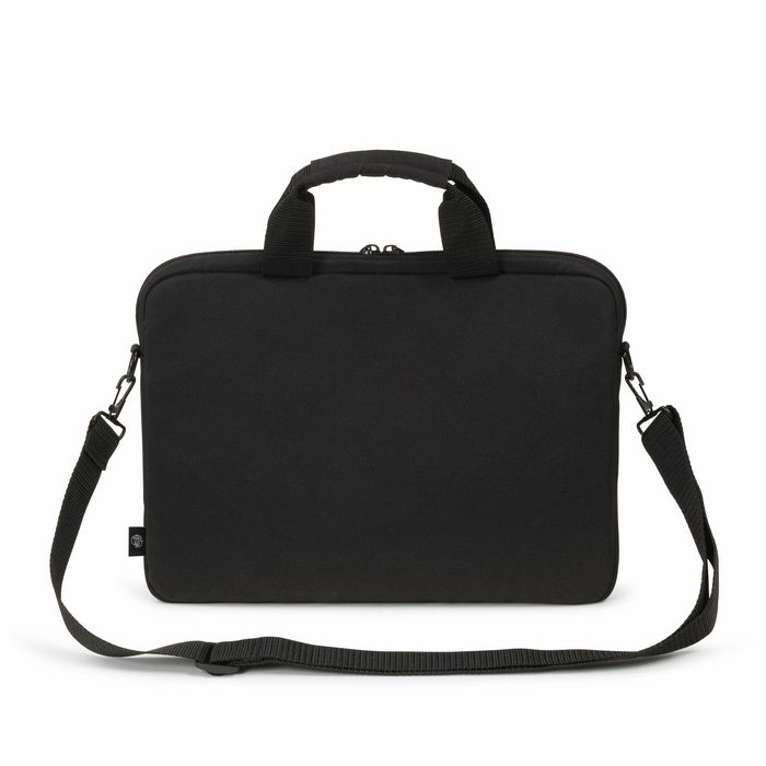 Dicota Slim Case ONE 13-14.1" Negro - Funda Portátil Acolchada con Bolsillo y Correa PET Reciclado