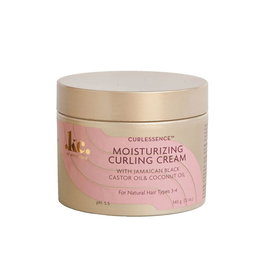 Kc By Keracare Crema Hidratante para Rizos Curlessence 320g, Define Rizos sin Sensación Crujiente, con Aceite de Ricino Negro y Coco