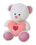 Creaciones Llopis Peluche Oso Púrpura con Corazón 35 cm