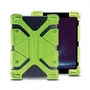 Celly Octopad Funda/Carcasa Ultra Resistente con Bordes de Silicona de 8mm para Tablet 9" - 12" (30.5 cm), Color Verde, Protección contra Impactos y Rayones