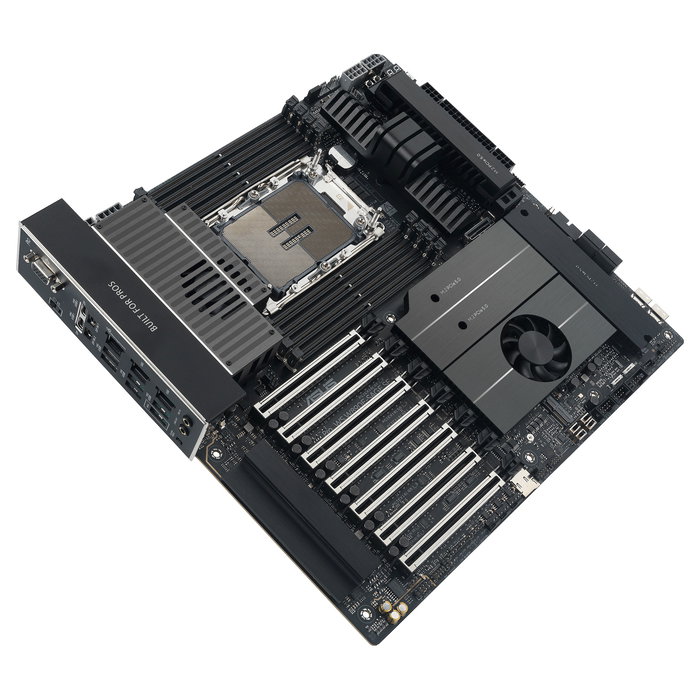 ASUS PRO WS W890E-SAGE SE Placa Base EEB Intel W890 LGA 4710-2 para Intel Xeon DDR5 ECC 8 Slots M.2 PCIe 5.0 10G Ethernet Windows 11