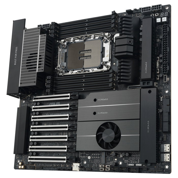 ASUS PRO WS W890E-SAGE SE Placa Base EEB Intel W890 LGA 4710-2 para Intel Xeon DDR5 ECC 8 Slots M.2 PCIe 5.0 10G Ethernet Windows 11