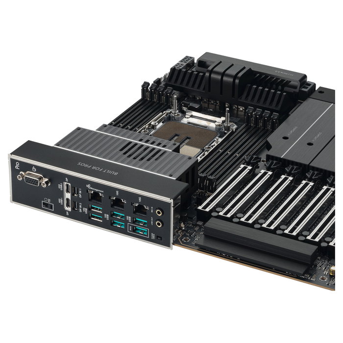 ASUS PRO WS W890E-SAGE SE Placa Base EEB Intel W890 LGA 4710-2 para Intel Xeon DDR5 ECC 8 Slots M.2 PCIe 5.0 10G Ethernet Windows 11