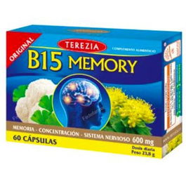 TEREZIA B15 Memory 60 Cápsulas Soporte Memoria Ginkgo Bacopa