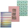 The Concept Factory Conjunto de 3 Libretas DinA5 Rainbow