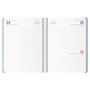 Dohe Agenda Anual Syncro Espiral 21x29.7cm Azul con Cierre de Goma 2026