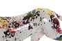 DKD Home Decor Figura Leopardo Resina Multicolor Blanco 7 x 16 x 32.5 cm (2 Unidades)