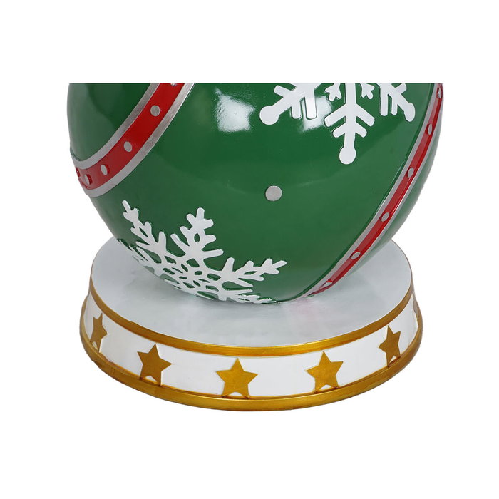 DKD Home Decor Figura Navidad Tradicional Rojo Verde Resina Led 35 x 108.5 x 35 cm