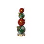 DKD Home Decor Figura Navidad Tradicional Rojo Verde Resina Led 35 x 108.5 x 35 cm