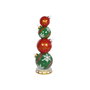 DKD Home Decor Figura Navidad Tradicional Rojo Verde Resina Led 35 x 108.5 x 35 cm
