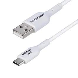 StarTech.com Cable de Carga y Sincronización USB-A a USB-C de 1m, Blanco
