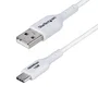 StarTech.com Cable de Carga y Sincronización USB-A a USB-C de 1m, Blanco