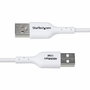 Cable USB Startech USB2AC1MNCWHE Blanco 1 m