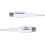 Cable USB Startech USB2AC1MNCWHE Blanco 1 m
