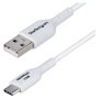 StarTech.com Cable de Carga y Sincronización USB-A a USB-C de 1m, Blanco