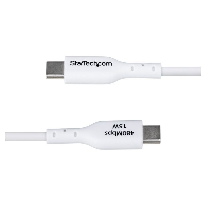 StarTech.com Cable de Carga y Sincronización USB-A a USB-C de 1m, Blanco StarTech.com Cable de Carga y Sincronización USB-A a USB-C de 1m, Blanco