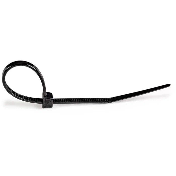Startech Bridas Reutilizables de Nylon Negro, 152,4 mm, 100 Piezas