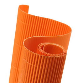 Carton Ondulado Canson 300G Rollo 0,5X0,7 M Naranja Paquete De 10