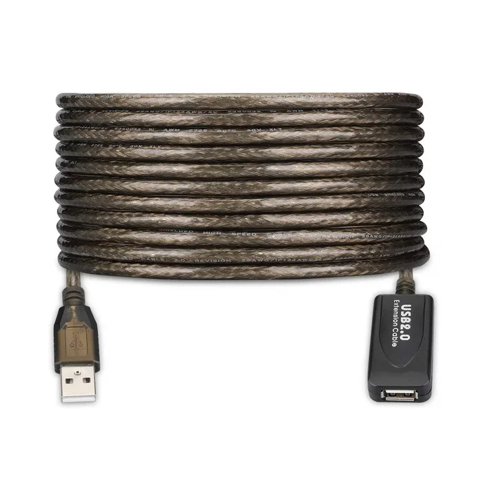 Ewent EW1013 Cable USB Amplificador de Señal USB 2.0 Extensor 5 Metros Negro