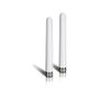 TRENDnet TEW-AO57 Antenas Omnidireccionales Doble Banda 2.4 y 5 GHz, 7 dBi/5 dBi, N-Macho, Blanco, para Exterior, Pack de 2 Piezas