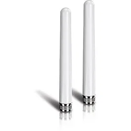 TRENDnet TEW-AO57 Antenas Omnidireccionales Doble Banda 2.4 y 5 GHz, 7 dBi/5 dBi, N-Macho, Blanco, para Exterior, Pack de 2 Piezas
