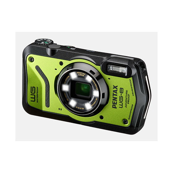 Pentax WG-8 Cámara Compacta Verde 20 MP Zoom Óptico 5x 4K Ultra HD USB-C Pentax WG-8 Cámara Compacta Verde 20 MP Zoom Óptico 5x 4K Ultra HD USB-C