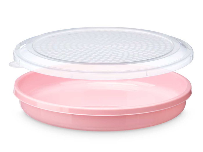 LEKNES Portatortilla Hermético Plástico PP Surtidos Colores 29.5 x 28 x 5 cm (Set de 24)