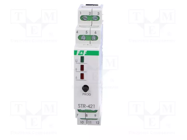 F&F Controlador de persianas Smart Home para raíl DIN 230VAC