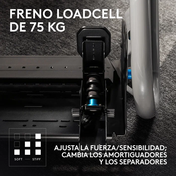 Logitech G RS Pedals Negro USB con Freno Loadcell 75kg