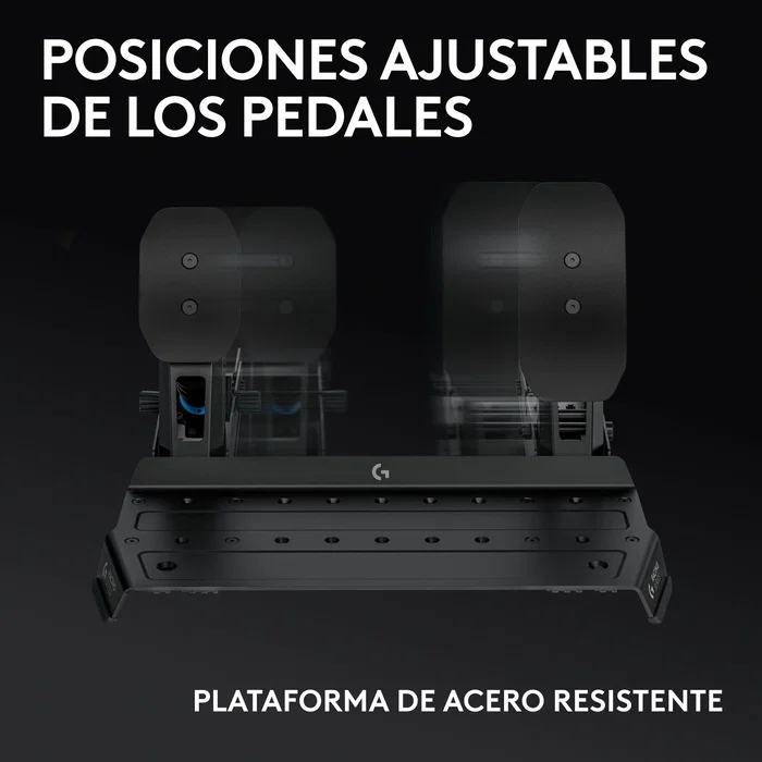 Logitech G RS Pedals Negro USB con Freno Loadcell 75kg