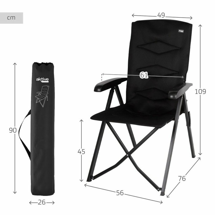 Color Baby Silla Plegable Compacta Aluminio 49X76X109Cm Color Baby Silla Plegable Compacta Aluminio 49X76X109Cm