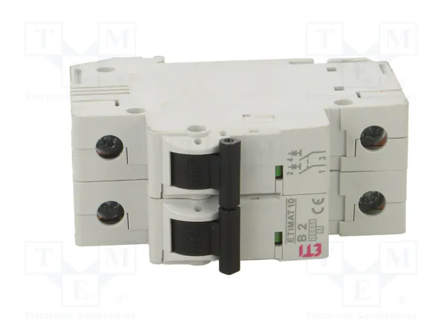 ETI POLAM ETIMAT 10 2P B2 Interruptor magnetotérmico 2A 10kA