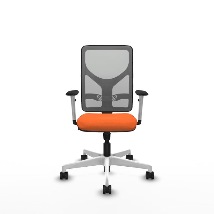 PIQUERAS Y CRESPO Silla de oficina Motilla con mecanismo Sincro, Naranja y Gris PIQUERAS Y CRESPO Silla de oficina Motilla con mecanismo Sincro, Naranja y Gris